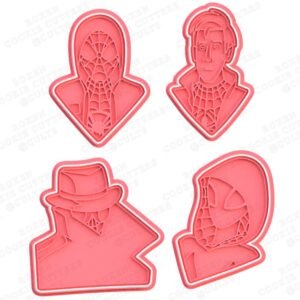 Spiderman Cookie Cutter Set Of 4