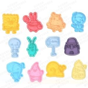 Spongebob Squarepants Cookie Cutter Set Of 12