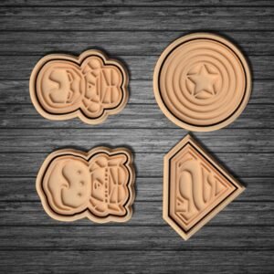 Super Hero Cookie Cutter Set Of 8 1