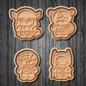 Super Hero Cookie Cutter Set Of 8 2