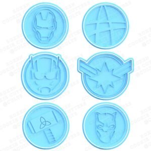 Superheroes Logo Cookie Cutter Set Of 12 1