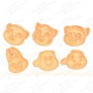 Talking Tom Friends Cookie Cutter Set Of 6