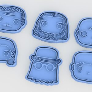 The Addams Family Cookie Cutter Set Of 6