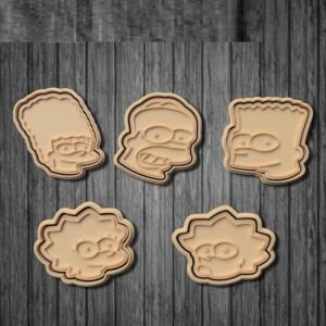 The Simpsons Cookie Cutter Of 5