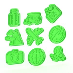 Travels Cookie Cutter Set Of 9