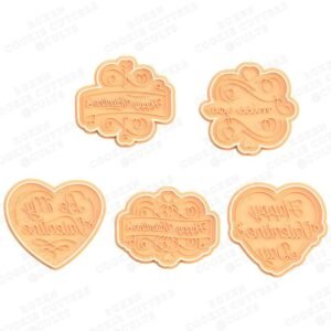 Valentine S Day Lettering Cookie Cutter Set Of 5