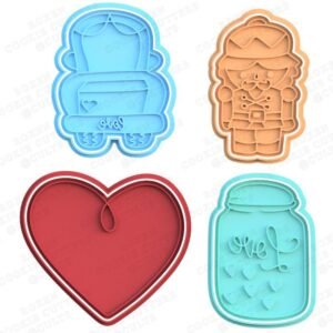 Valentines Day Cookie Cutter Set Of 4 #3
