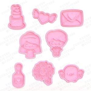 Wedding Cookie Cutter Set Of 8