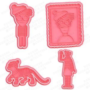 Where S Wally Cookie Cutter Set Of 4