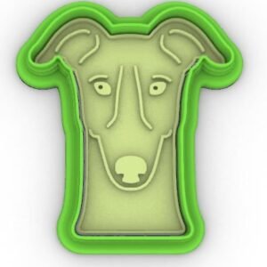 Greyhound Head Dog