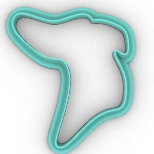 Greyhound Head Dog Shape
