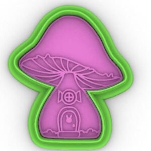 Mushroom Home House Rabbit Bunny