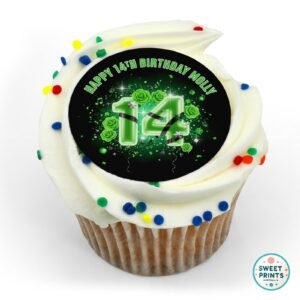 birthday custom 14 black green o