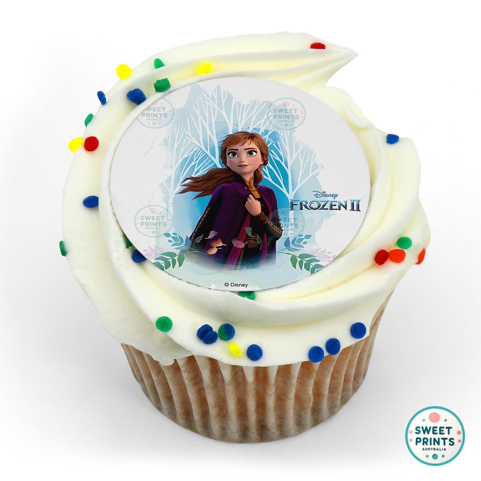 3027 Find Your Stength Original Frozen Original edible cake topper