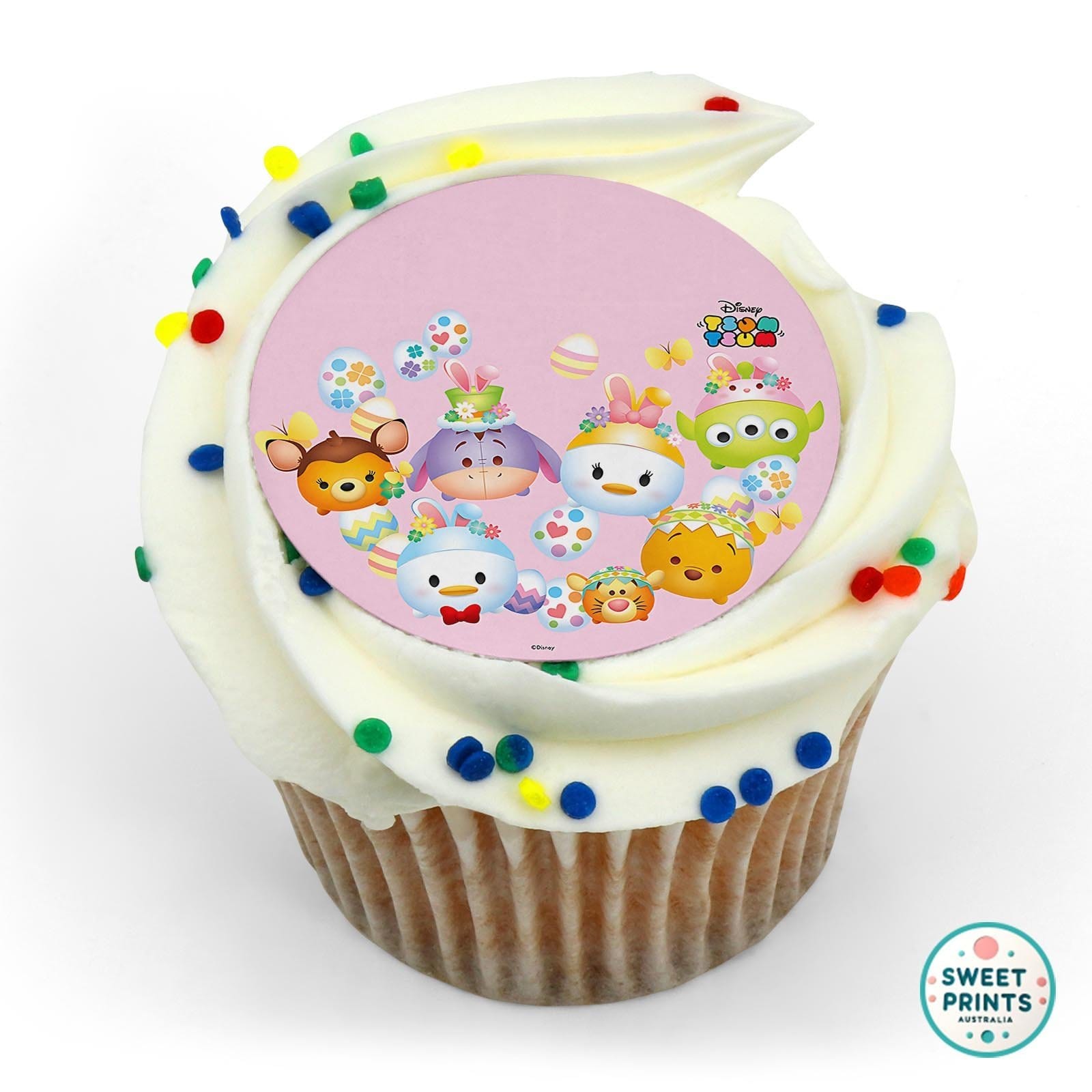 3085 Were So Cray Cray Original Tsum Tsum Disney edible cake topper