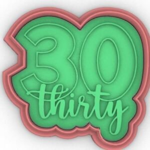 30 Thirty Birthday Number