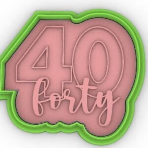40 Forty Birthday Number