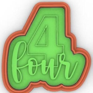 4 Four Birthday Number