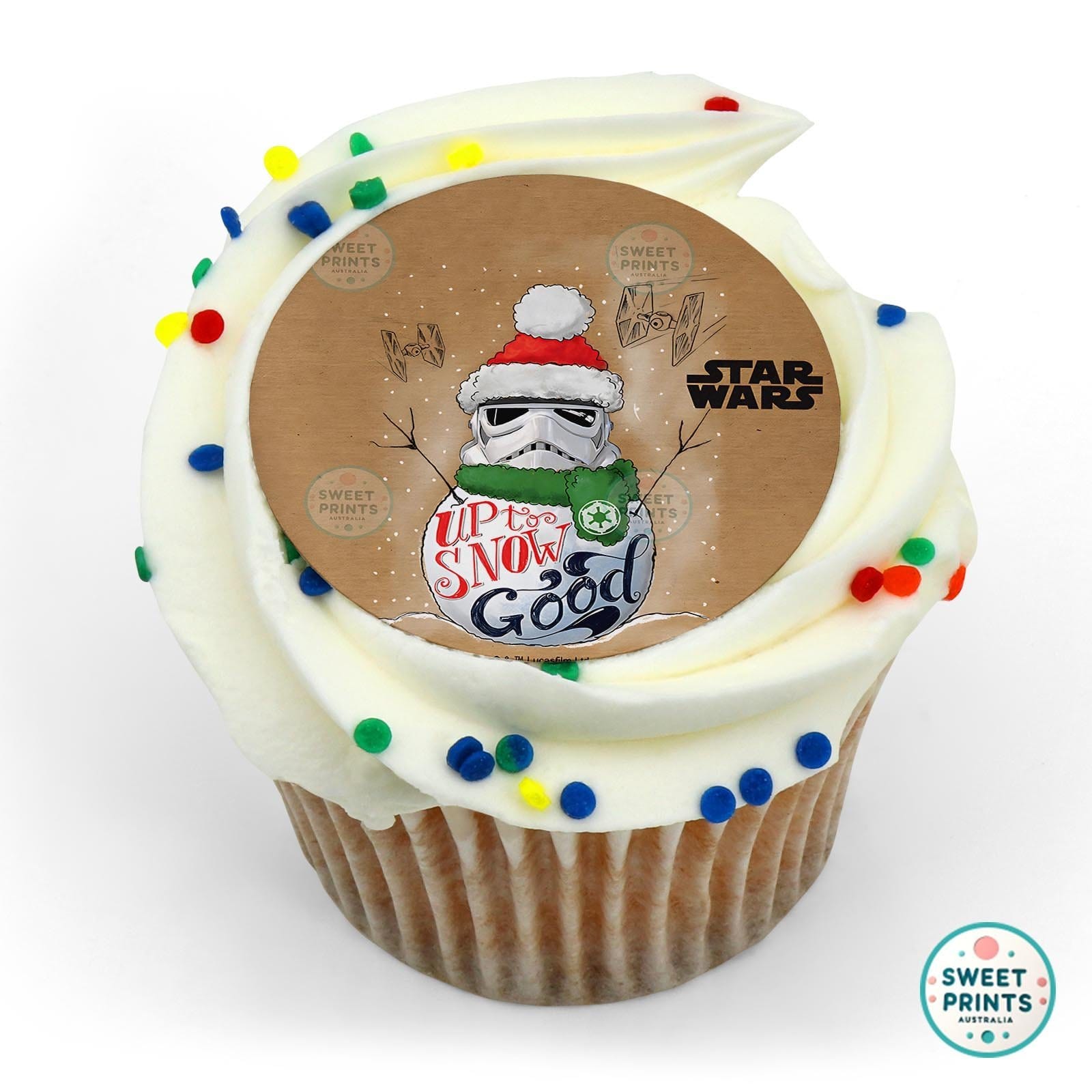 6811 Up To Snow Good Original edible cake topper