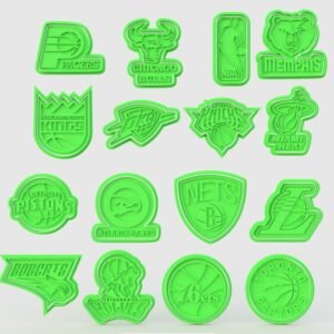 American Basketball Team NBA Cookie Cutter Set Of 16
