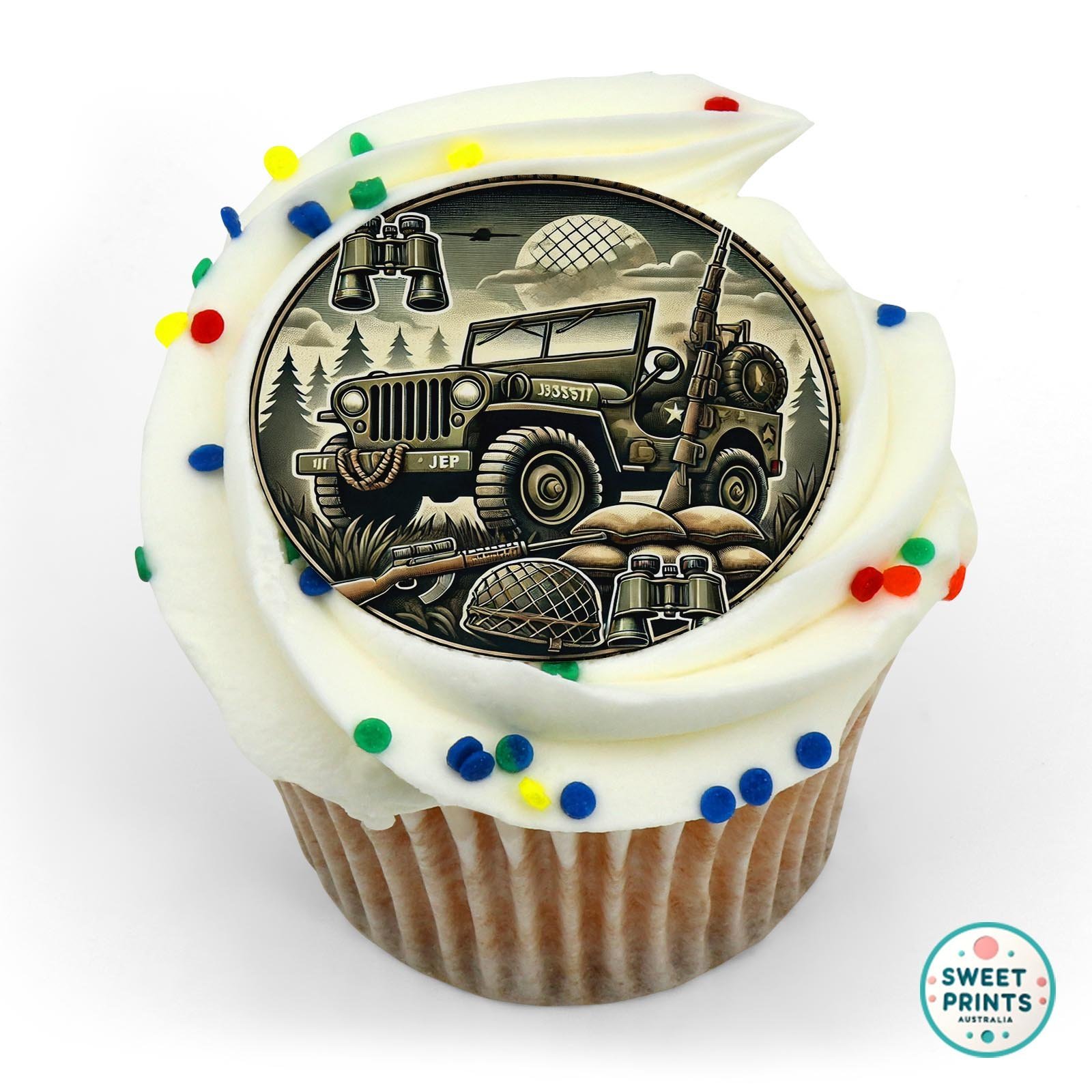 Army Military3.jpg O edible cake topper