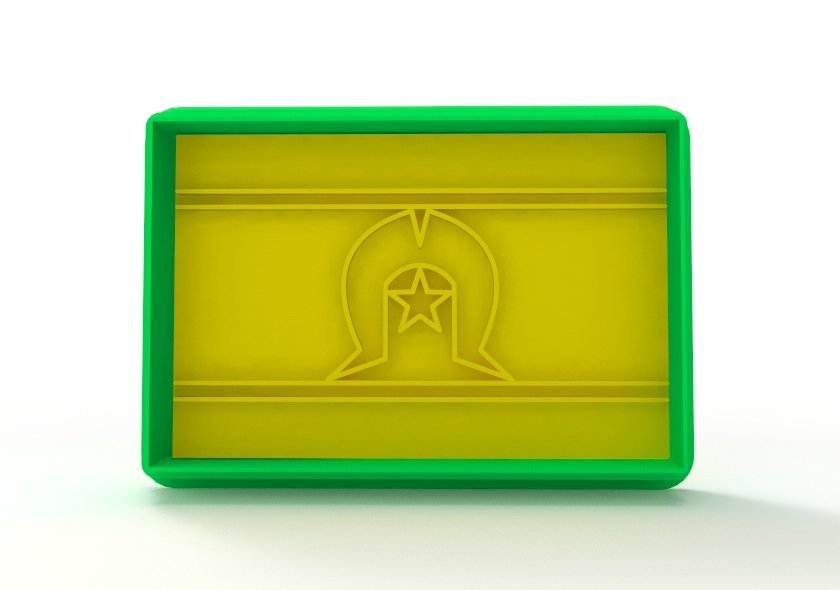Australia Aboriginal Tsi Torres Strait Islander Flag cookie cutter
