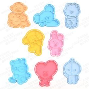 BTS Bt21 Cookie Cutter Set Of 8