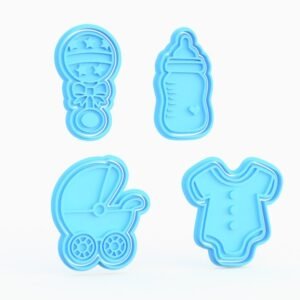 Baby Shower Cookie Cutter Set Of 4