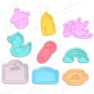 Baby Shower Cookie Cutter Set Of 9