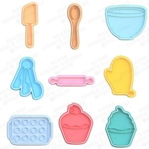 Baking Cookie Cutter Set Of 9