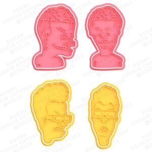 Beavis And Butthead Nickelodeon Cookie Cutter Set Of 4