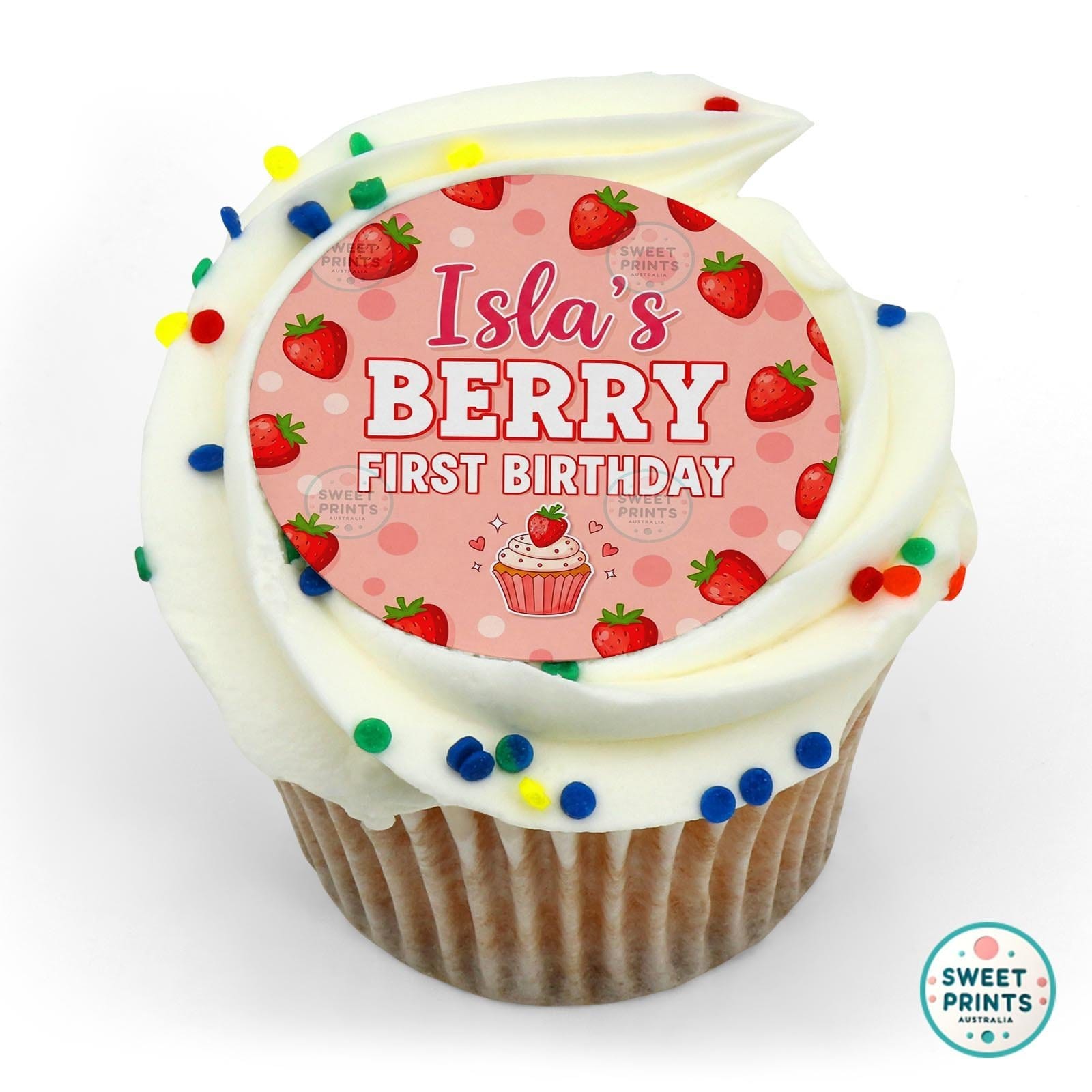 Berry Strawbery Custom 080925 10 edible cake topper