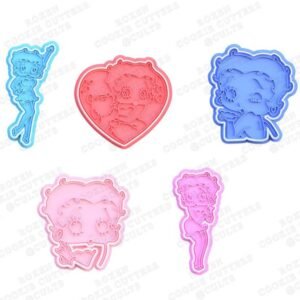 Betty Boop Cookie Cutter Set Of 5