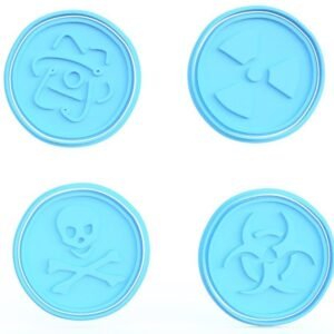 Biohazard Cookie Cutter Set Of 4