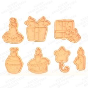 Birthday Cookie Cutter Set Of 7
