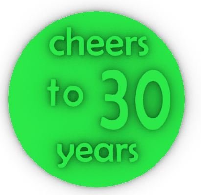 Birthday 30 Cheers cookie cutter
