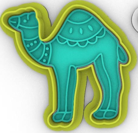 Camel Eid Mubarak Ramadan Islamic Muslim cookie cutter