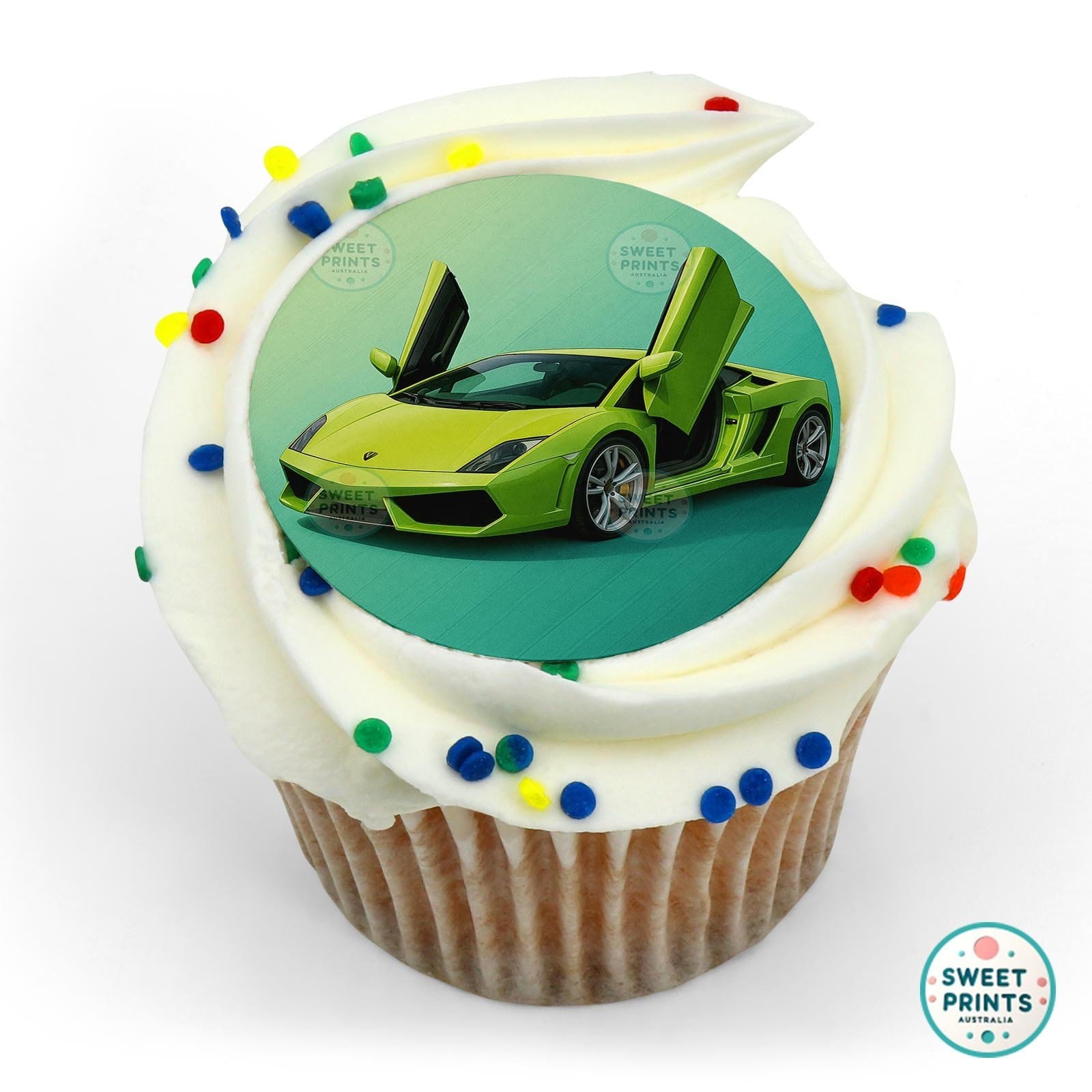 Cars Sport Speed 7 edible cake topper
