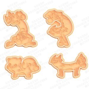 Cat Pet Animals Dog Nickelodeon Cookie Cutter Set Of 4