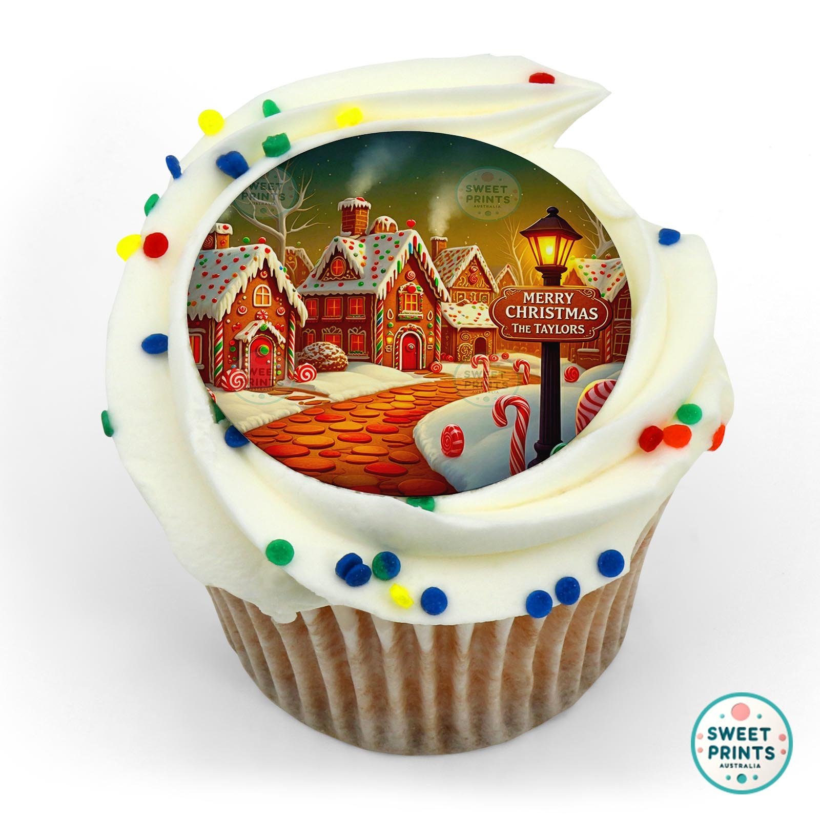 Christmas 2025 10 edible cake topper