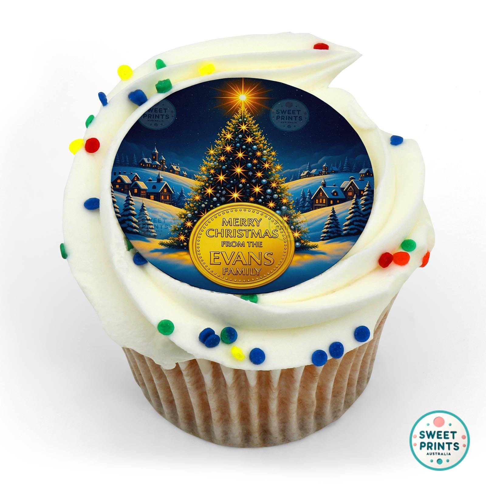 Christmas 2025 114 edible cake topper