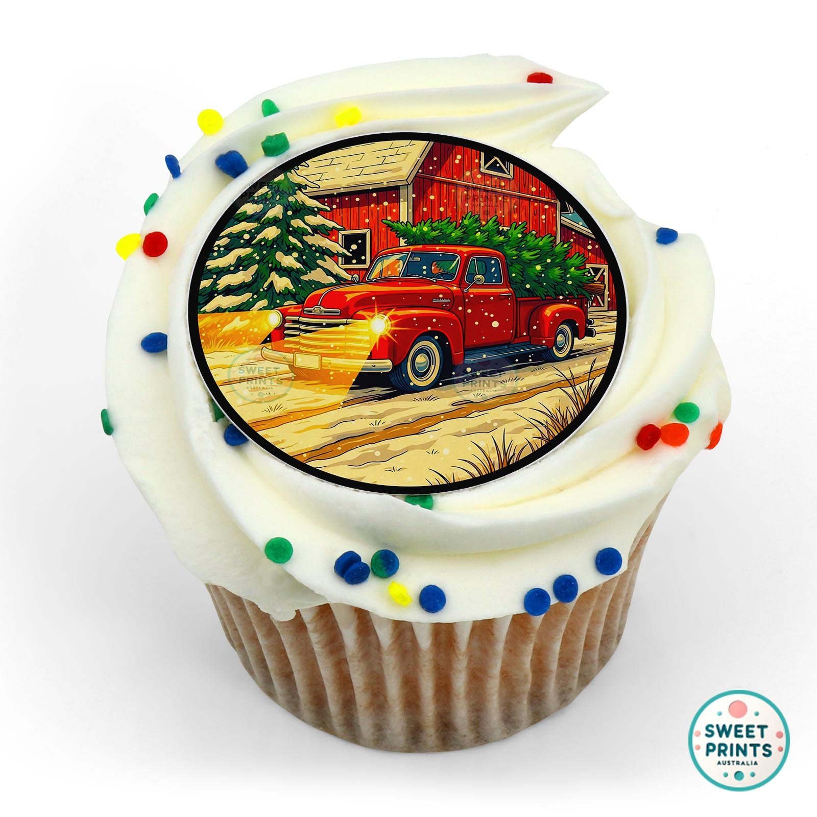 Christmas 2025 118 edible cake topper