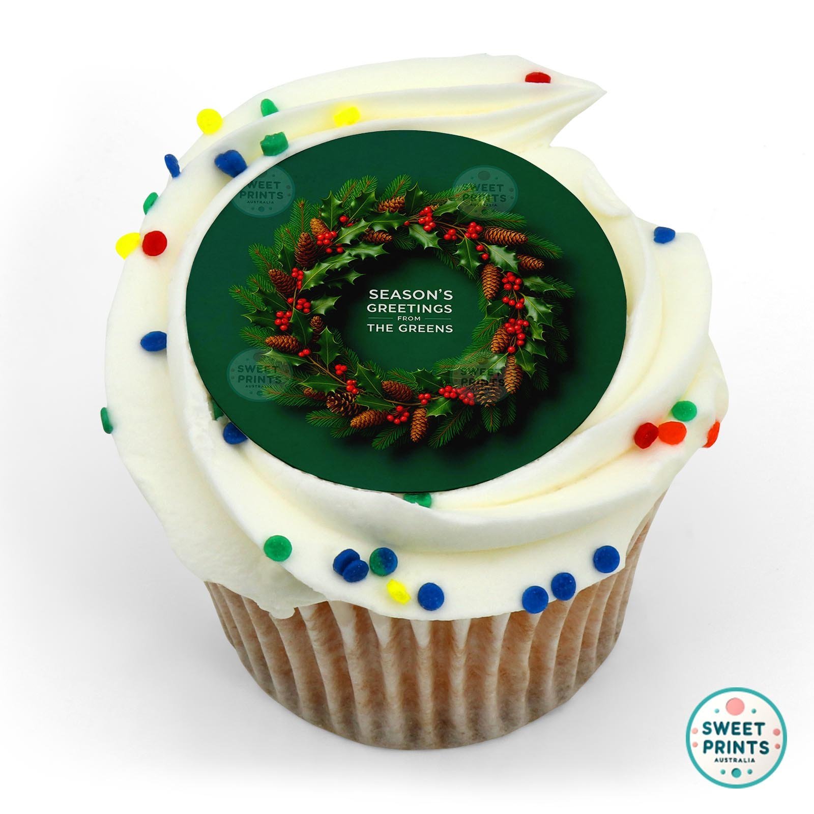 Christmas 2025 12 edible cake topper