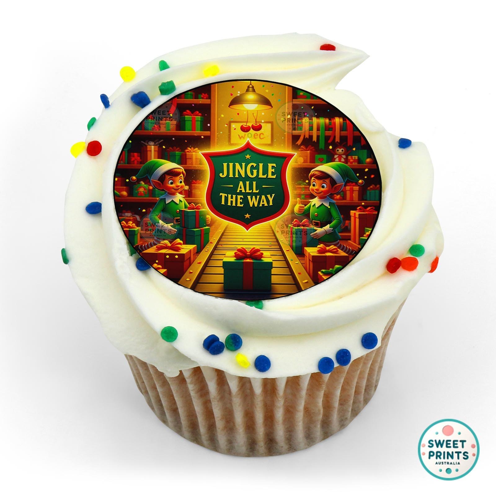 Christmas 2025 146 edible cake topper