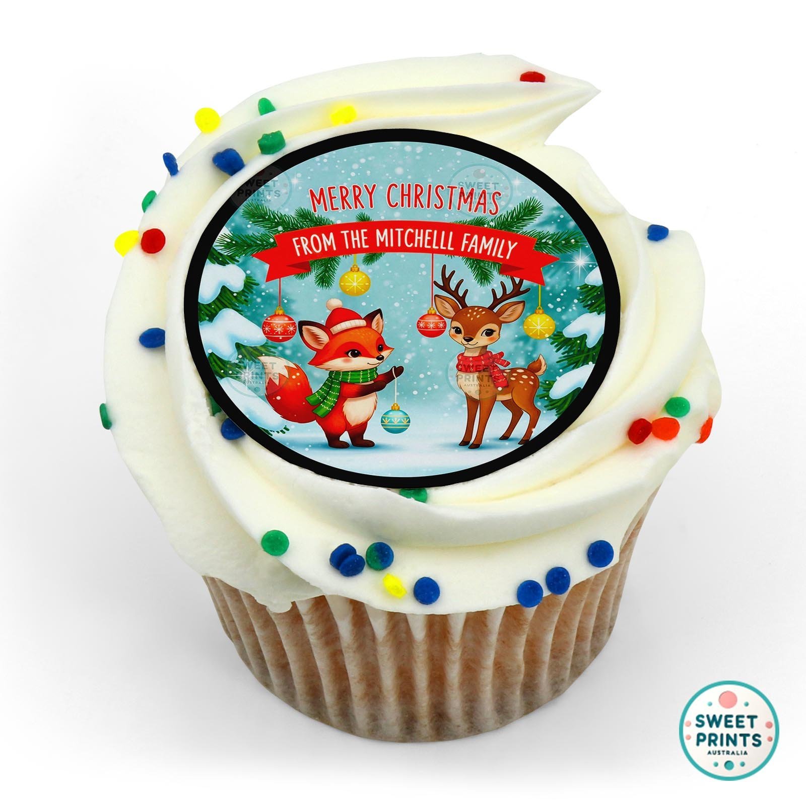 Christmas 2025 155 edible cake topper