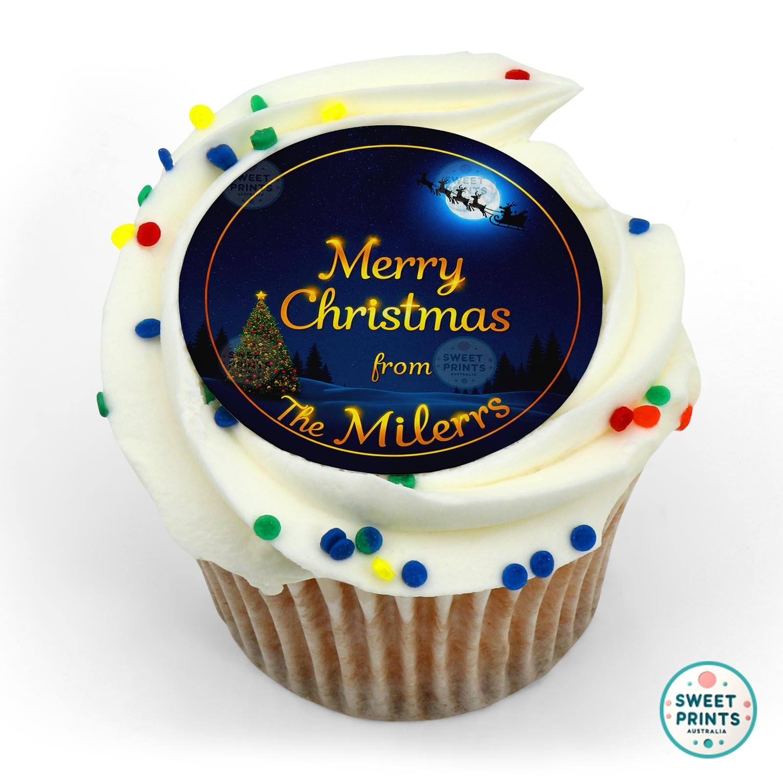 Christmas 2025 15 edible cake topper