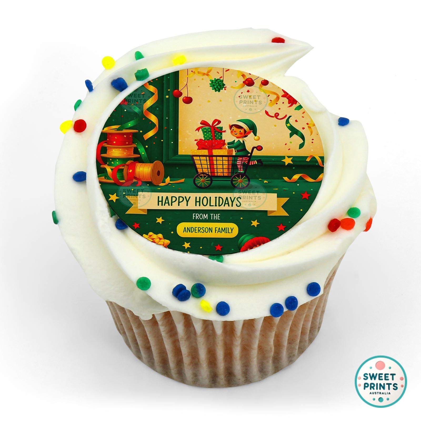 Christmas 2025 168 edible cake topper