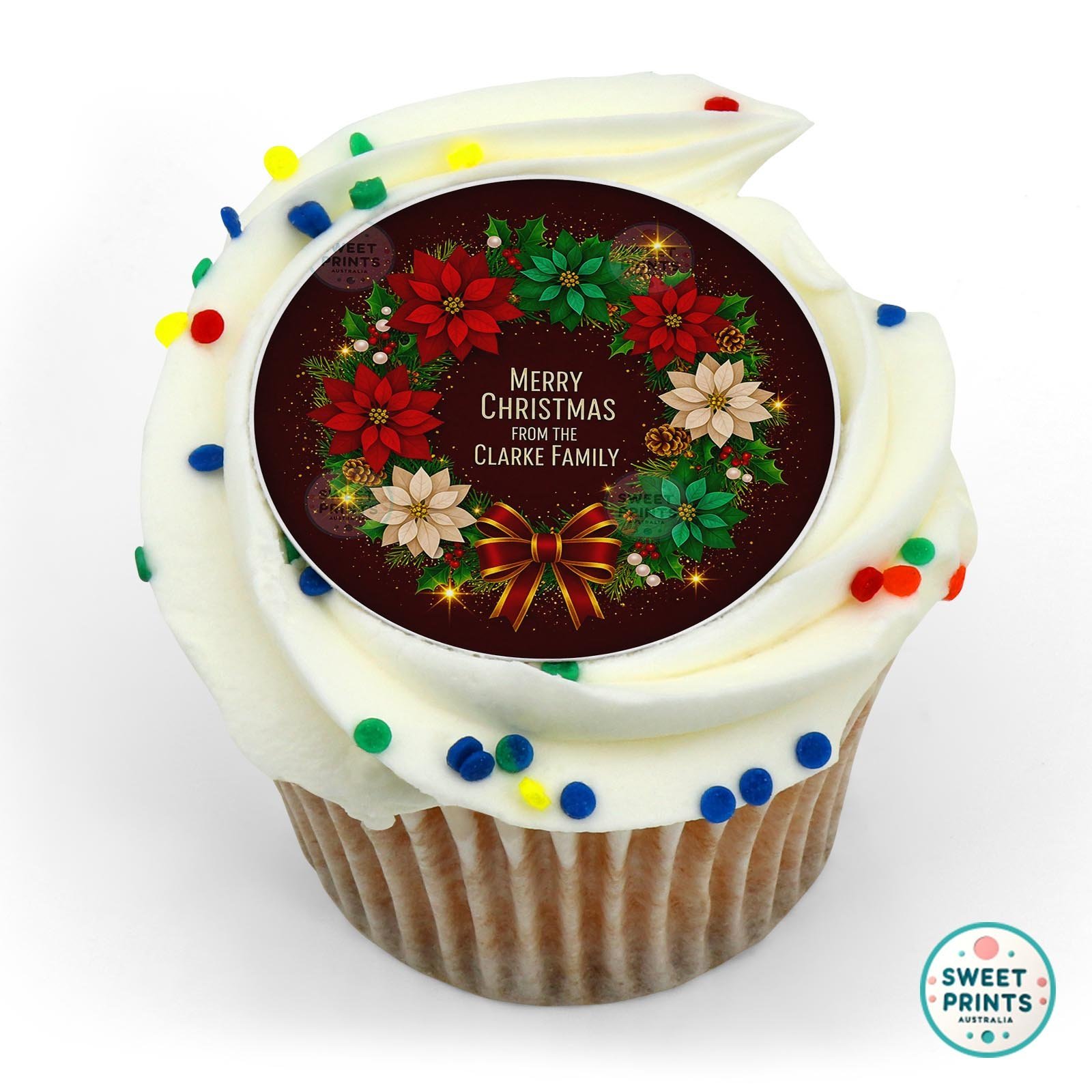 Christmas 2025 172 edible cake topper