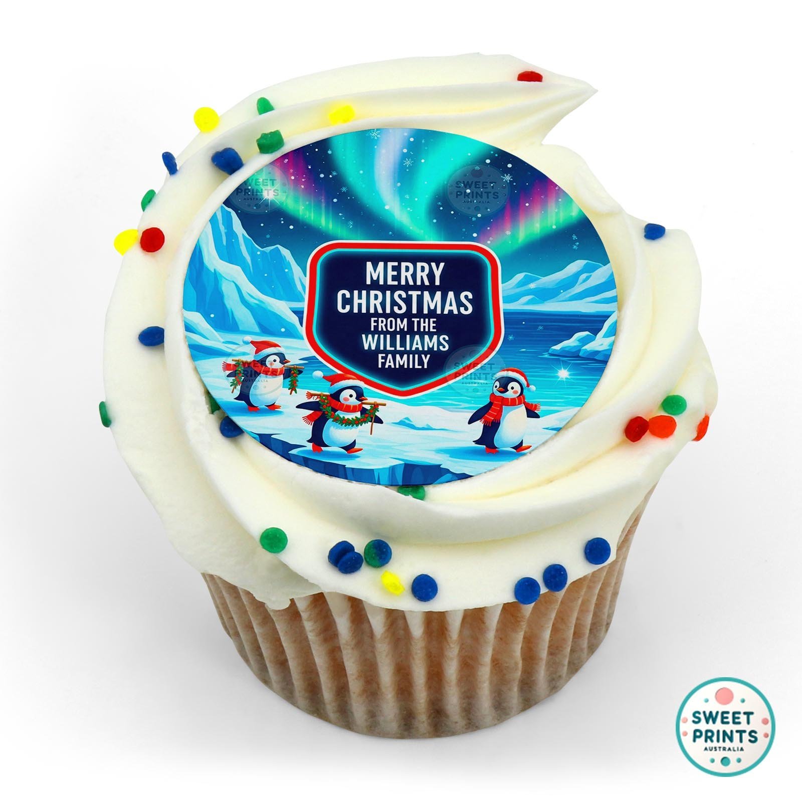 Christmas 2025 175 edible cake topper