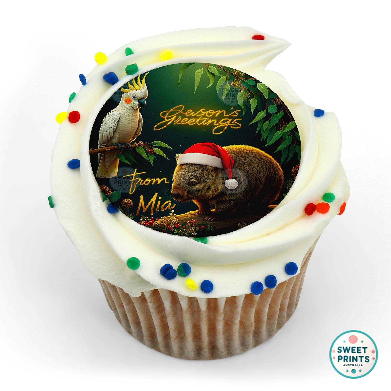 Christmas 2025 17 edible cake topper